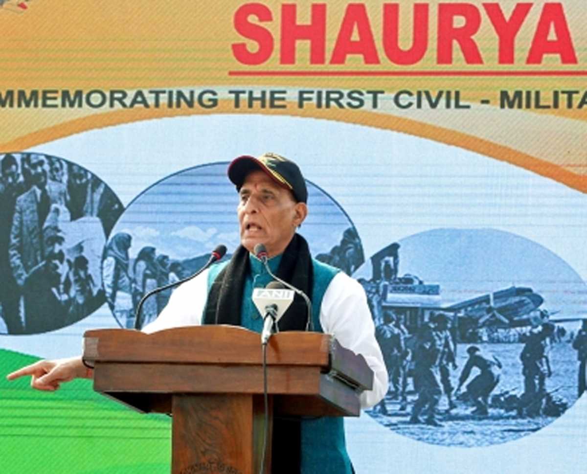 भारत पाकिस्तान के अवैध कब्जे वाले जम्मू-कश्मीर के कुछ हिस्से फिर से करेगा हासिल : राजनाथ सिंह